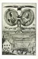 Kaiser Wilhelm and Hindenburg