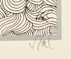 Szász Endre (1926-2003): Női arc. (Emese). Szitanyomat, sorszámozott, jelzett, 40×35 cm