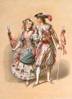 1852 Souvenirs du Quadrille execute a la Cour Imperial de Vienne de I/XIII et IV/XVI mars MDCCCLII. ...
