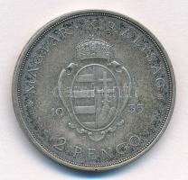 1935. 2P Ag "Pázmány" T:2 patina
Adamo P7