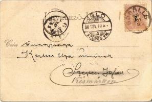 1898 Gödöllő, Királyi kastély. Art Nouveau (EB)