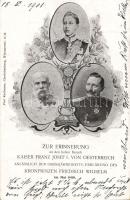 Franz Joseph, Wilhelm II., Friedrich Wilhelm