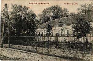 Párdány, Meda; Hertelendy villa / villa