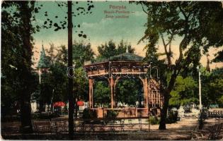 Pöstyén, Pistyan, Piestany; Musik-Pavillon / zenepavilon / music pavilion, park