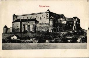 1907 Zólyom, Zvolen; vár. Kiadja Özv. Hegyt Györgyné 722. / Zvolensky hrad / castle (szakadás / tear)