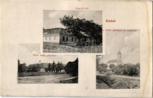 Kisbáb, Kisbál, Maly Báb (Báb); Római katolikus plébánia és templom, jegyzői lak / church and parish, notarys house