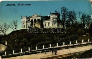 1914 Losonc, Lucenec; Hubay kastély. Kiadja Greiner Simon / castle (EB)