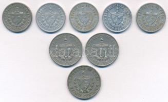 Kuba 1961-1968. 5c (5x) + 20c (3x) T:2,2-
Cuba 1961-1968. 5 Centavos (5x) + 20 Centavos (3x) C:XF,V...