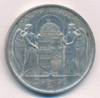 1939. 5P Ag "Horthy balra" T:1-,2  kis patina
Adamo P8.2