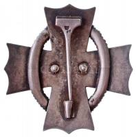 1916. "A Polgári Hadi Érdemkereszt III. osztálya" zománcozott, jelzett Ag kitüntetés, a há...