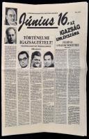 Jánosi Katalin - Sipos Levente (szerk.): A temetés, 1989. június 16. Bp., Nagy Imre Alapítvány. Kiad...