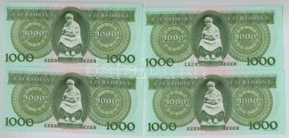 1996. 1000Ft "E" (7x) sorszámkövetők T:I,I-
Adamo F48