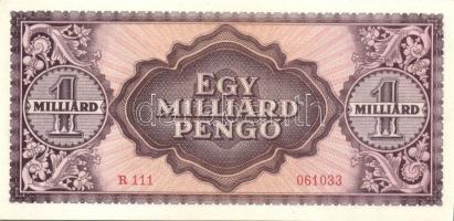 1946. 1000.000.000P (3x) kevés ugrású sorszámokkal T:I