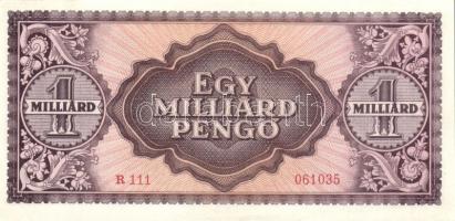 1946. 1000.000.000P (3x) kevés ugrású sorszámokkal T:I