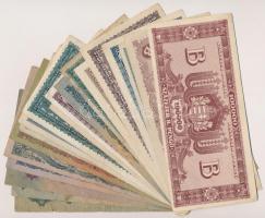 21db-os vegyes magyar pengő bankjegy tétel T:III,III-