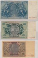 Német Harmadik Birodalom 1929. 10M + 20M + 1933. 50M + 1935. 100M + 1937. 1M + 2M T:III 
German Thi...