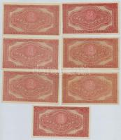 1920. 2K (7x) közte 2db közeli sorszám T:I,III