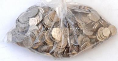 Románia 1921-2005. Vegyes érme tétel 1kg-os súlyban T:vegyes Romania 1921-2005. Mixed coin lot in 1kg net weight C:mixed