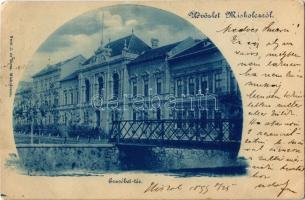 1899 Miskolc, Erzsébet tér, híd  (EK)