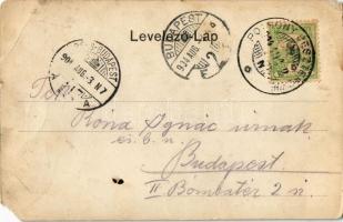 1904 Máriavölgy, Marianka, Mariathal; Kegytemplom és kolostor. Kiadja Gregor Fischer. Szecessziós, v...