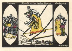 Német Birodalom/Weimari Köztársaság Döbeln 1921. 50Pf(8x) 8klf teljes sor T:I