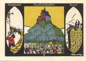 Német Birodalom/Weimari Köztársaság Döbeln 1921. 50Pf(8x) 8klf teljes sor T:I