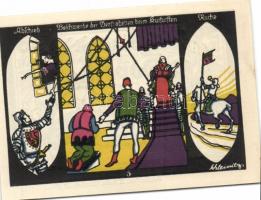 Német Birodalom/Weimari Köztársaság Döbeln 1921. 50Pf(8x) 8klf teljes sor T:I