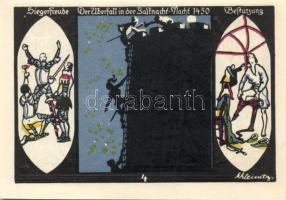 Német Birodalom/Weimari Köztársaság Döbeln 1921. 50Pf(8x) 8klf teljes sor T:I