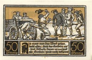 Német Birodalom/Weimari Köztársaság/ Dirtfurt 1921. 50Pf(6x) 6klf teljes sor T:I