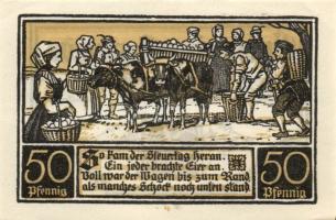 Német Birodalom/Weimari Köztársaság/ Dirtfurt 1921. 50Pf(6x) 6klf teljes sor T:I