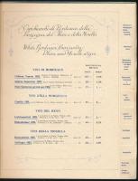 cca 1930 Cosulich Line luxushajóinak itallapja