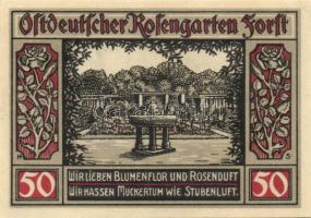 Német Birodalom/Weimari Köztársaság/ Forst 1921. 10Pf, 20Pf, 25Pf, 50Pf 4klf teljes sor T:I