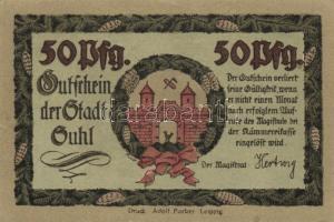 Német Birodalom/Weimari Köztársaság/Shul 1922. 50Pf(4x) 4klf teljes sor T:I