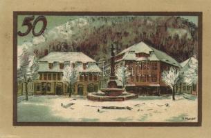 Német Birodalom/Weimari Köztársaság/Shul 1922. 50Pf(4x) 4klf teljes sor T:I