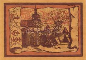 Német Birodalom/Weimari Köztársaság/ Oppurg 1921. 25Pf, 50Pf(2x), 75Pf 4klf teljes sor T:I