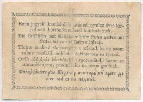 1849. 30kr "Kossuth bankó" csillagos sorozatszámmal T:III,III-
Adamo G103A