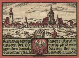 Német Birodalom/Weimari Köztársaság/ Sömmerda 1921. 25Pf(2x), 50Pf(2x), 1M(2x) 6klf teljes sor T:I