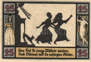 Német Birodalom/Weimari Köztársaság/ Apolda 1921. 25Pf(6x) 6klf teljes sor T:I