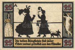 Német Birodalom/Weimari Köztársaság/ Apolda 1921. 25Pf(6x) 6klf teljes sor T:I