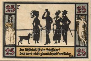 Német Birodalom/Weimari Köztársaság/ Apolda 1921. 25Pf(6x) 6klf teljes sor T:I