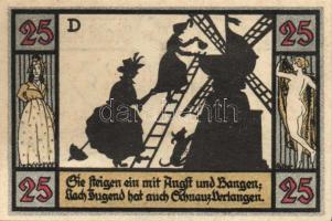 Német Birodalom/Weimari Köztársaság/ Apolda 1921. 25Pf(6x) 6klf teljes sor T:I