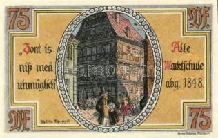 Német Birodalom/Weimari Köztársaság/ Meiningen 1921. 75Pf(4x) 4klf teljes sor T:I