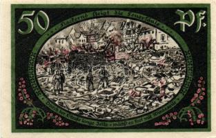 Német Birodalom/Weimari Köztársaság/ Wasungen 1921. 50Pf(4x), 75Pf(2x) 6klf teljes sor T:I