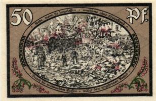 Német Birodalom/Weimari Köztársaság/ Wasungen 1921. 50Pf(4x), 75Pf(2x) 6klf teljes sor T:I