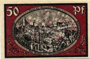 Német Birodalom/Weimari Köztársaság/ Wasungen 1921. 50Pf(4x), 75Pf(2x) 6klf teljes sor T:I