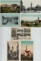 55 db RÉGI európai városképes lap / 55 pre-1945 European town-view postcards