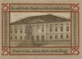 Német Birodalom/Weimari Köztársaság/ Weimar 1921. 25Pf(6x), 6klf teljes sor T:I