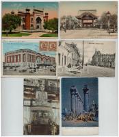 24 db RÉGI amerikai, afrikai, ázsiai és indiai városképes lap / 24 pre-1945 America, African, Asian and Indian town-view postcards