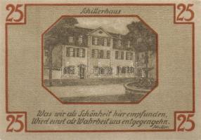 Német Birodalom/Weimari Köztársaság/ Weimar 1921. 25Pf(6x), 6klf teljes sor T:I