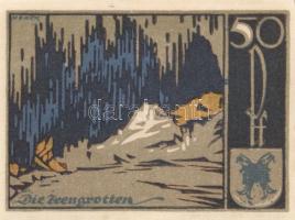 Német Birodalom/Weimari Köztársaság/ Saalfeld 1921. 50Pf(3x) 3klf teljes sor T:I